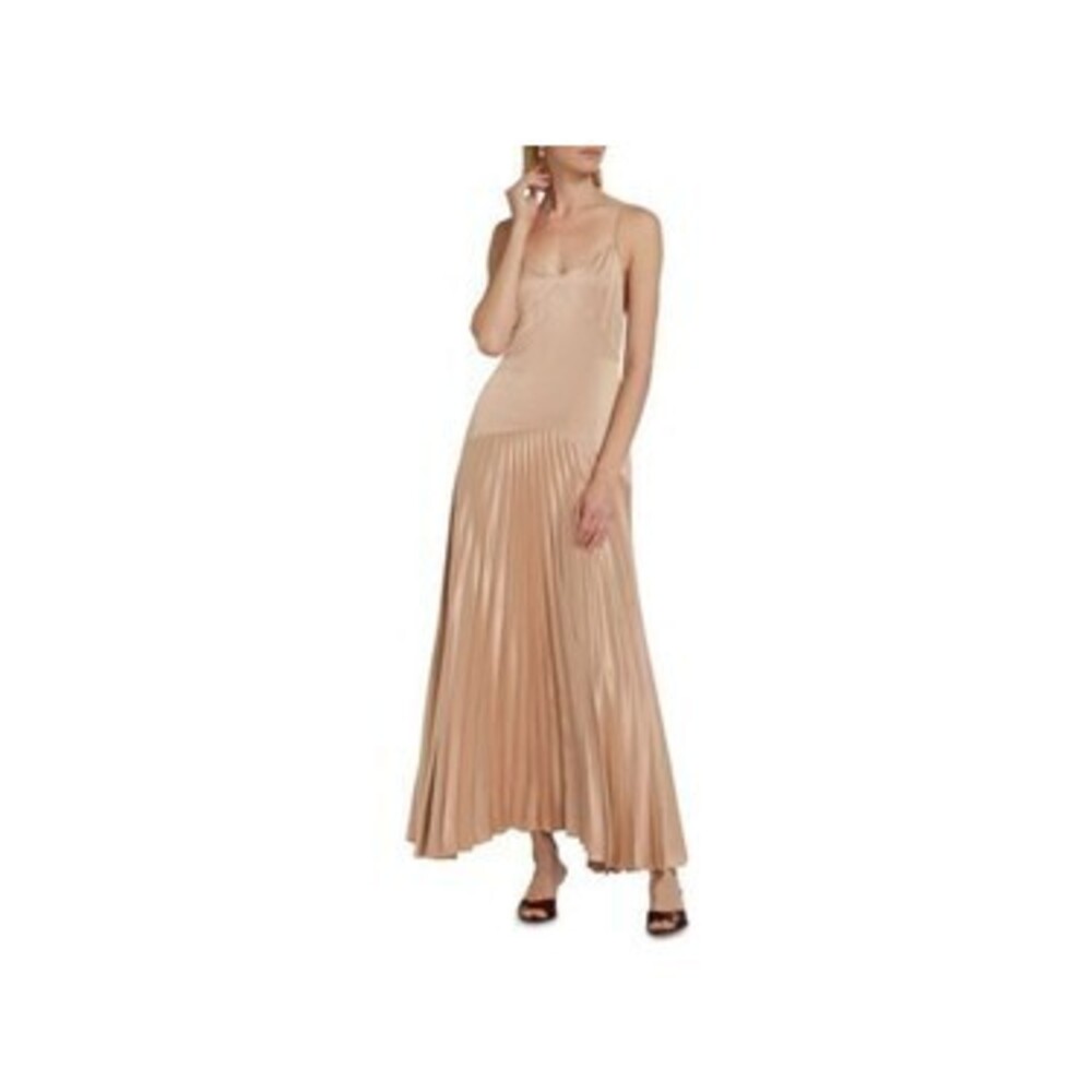 Jennelyn Pleated Slip Gown